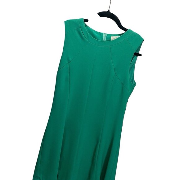 TEA & CUP LOS ANGELES S Green Fit and Flare Sleeveless Mini Dress - Picture 2 of 4